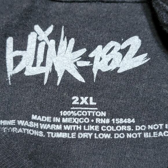 Blink-182 SS Black Unisex Tee - Size 2XL - Picture 3 of 4